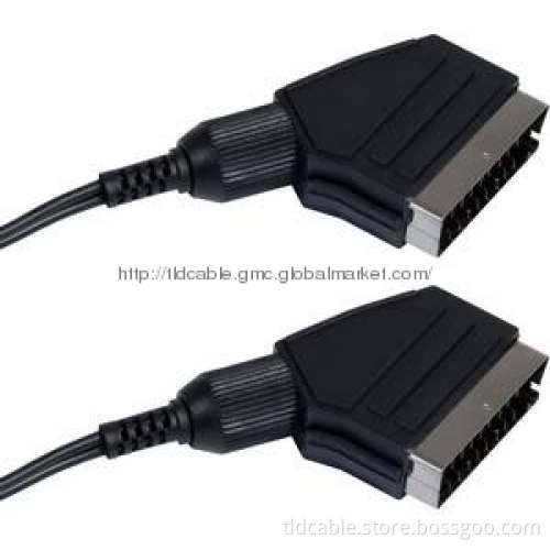 Scart to Scart Cable 21Pin Male to Male 1.5M
